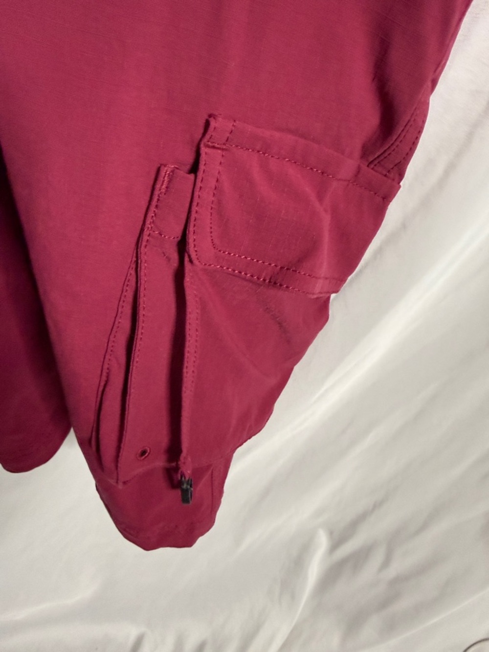 Duluth Trading Co Wine heirloom gardening Short Overalls - Picture 8 of 15